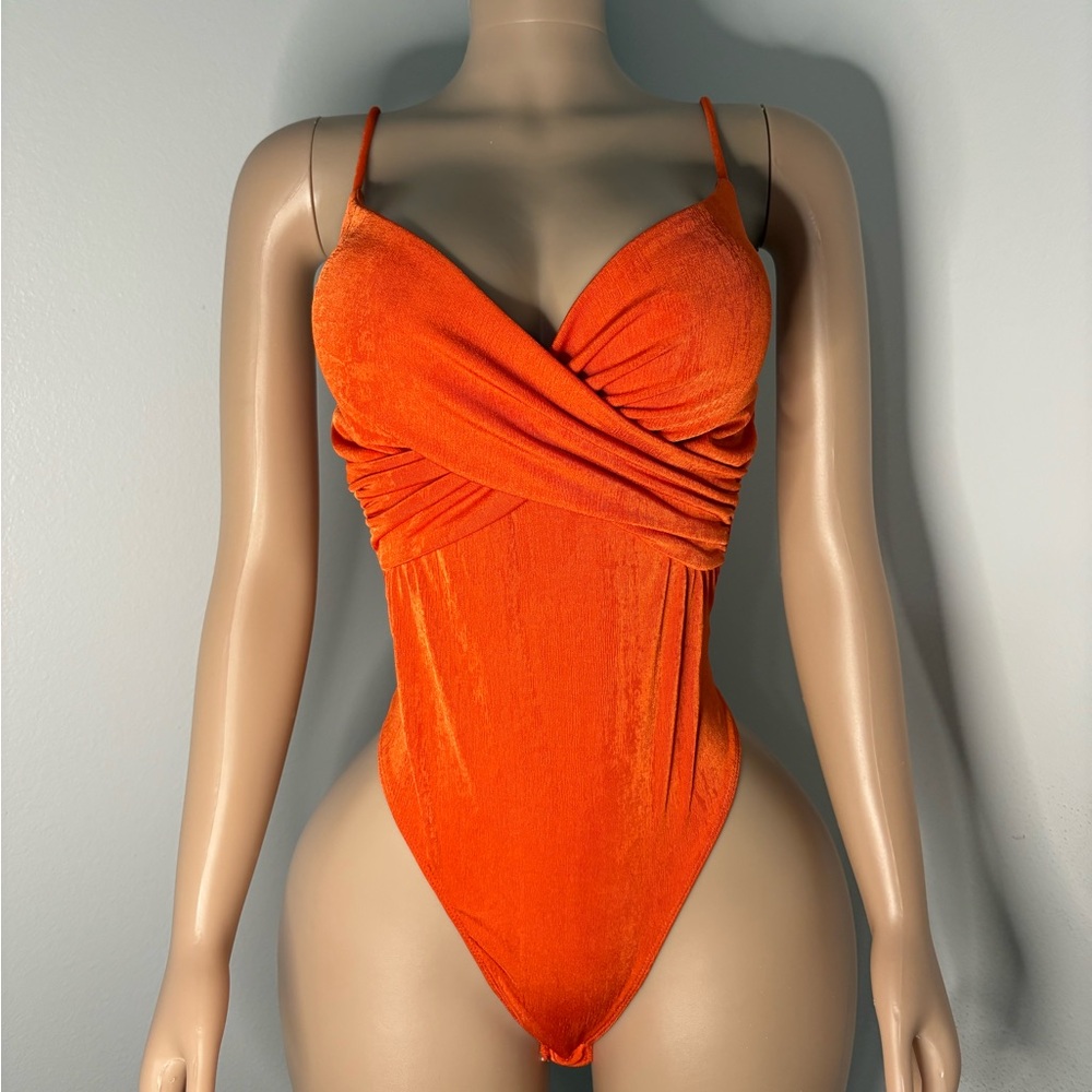 Orange🍊Christie Slinky Bodysuit